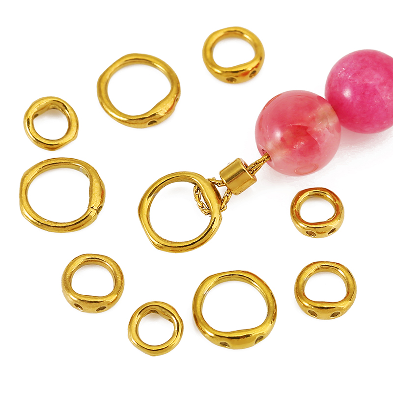 Jewelry Making Supplies - 30pcs 5/6/8mm Stainless Steel Beading Supplies