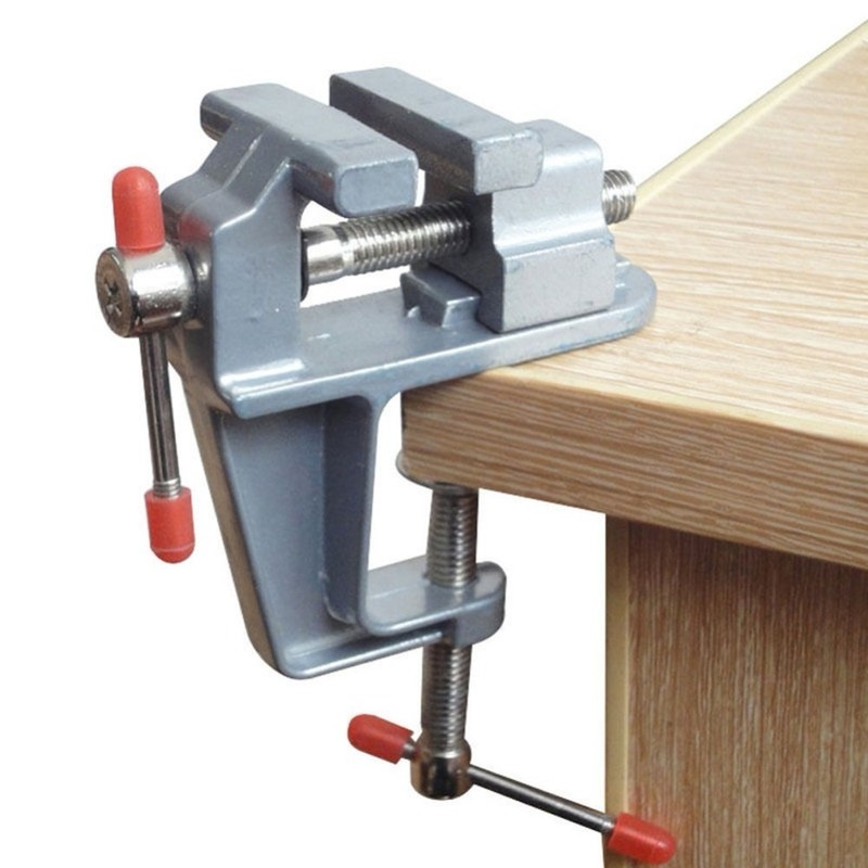 Jewelry Making Desk - Aluminum Mini Table Clamp Small Bench