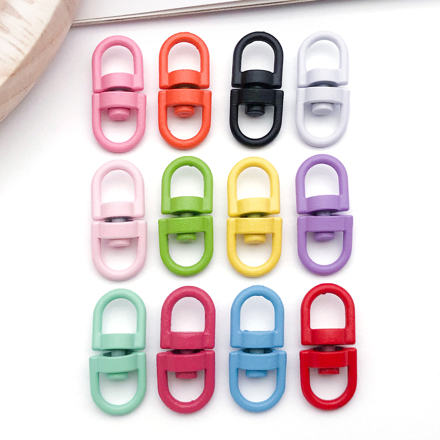 Jewelry Making Rings - 20pcs Metal Rotate Buckle Key Rings