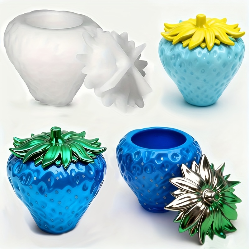 Resin Mold Jewelry - 1 piece of strawberry can resin