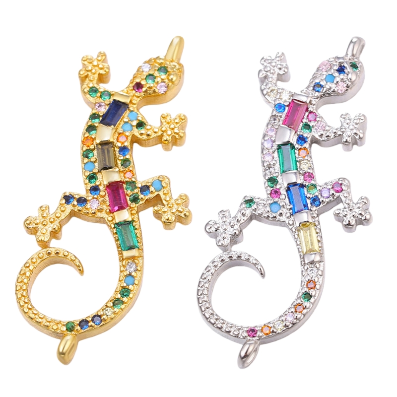 Jewelry Making Loops - Juya 18K Gold Plated Colorful Zircon