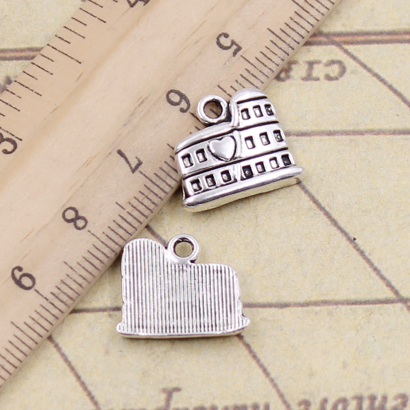 Jewelry Making Rome - 20pcs Charms Roman Colosseum Rome Italy