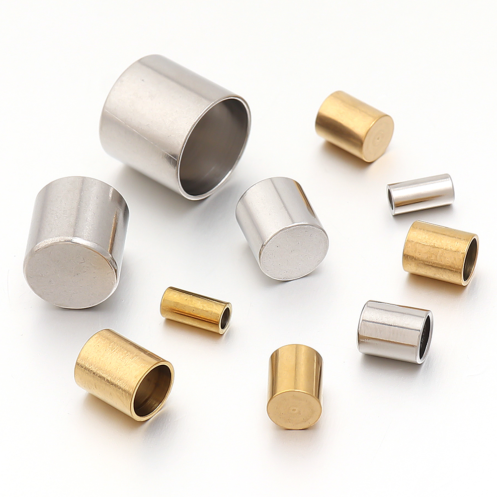 Jewelry Making Supplies - 10-20pcs/lot 2-10mm Stainless Steel Leather Cord
