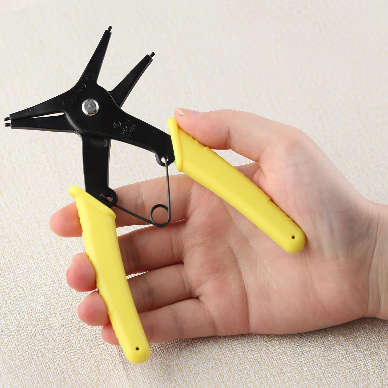 Jewelry Making Pliers - 2 In 1 Snap Ring Pliers