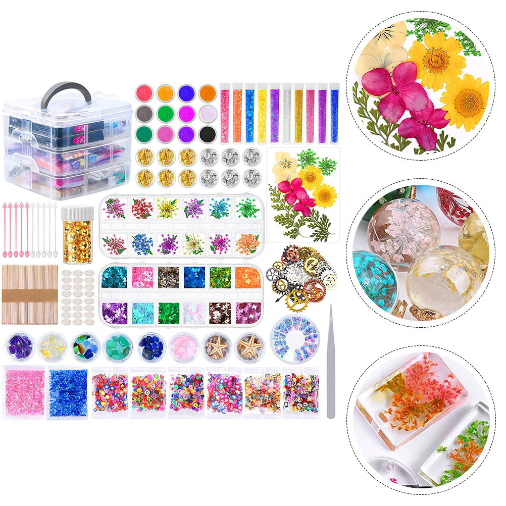 Jewelry Making Kit Professional - 1Set Crystal Epoxy Resin Crafts Kit