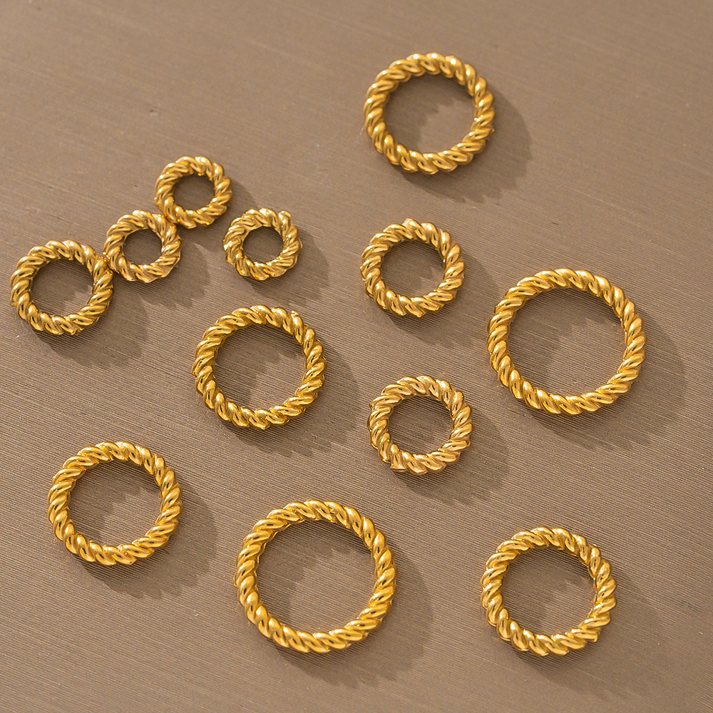 20Pcs Stainless Steel Round Tw – Jewelry Making Loops recenzja i cena