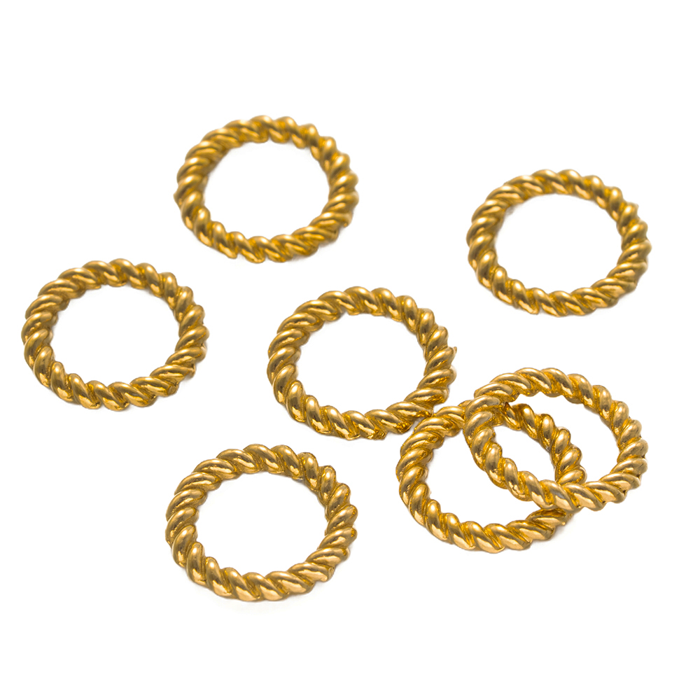 20Pcs Stainless Steel Round Tw – Jewelry Making Loops recenzja i cena