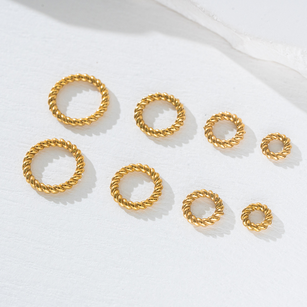 20Pcs Stainless Steel Round Tw – Jewelry Making Loops recenzja i cena