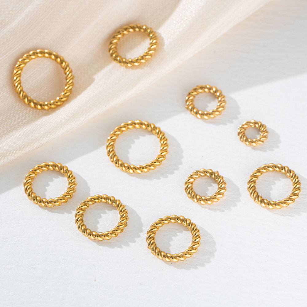 20Pcs Stainless Steel Round Tw – Jewelry Making Loops recenzja i cena