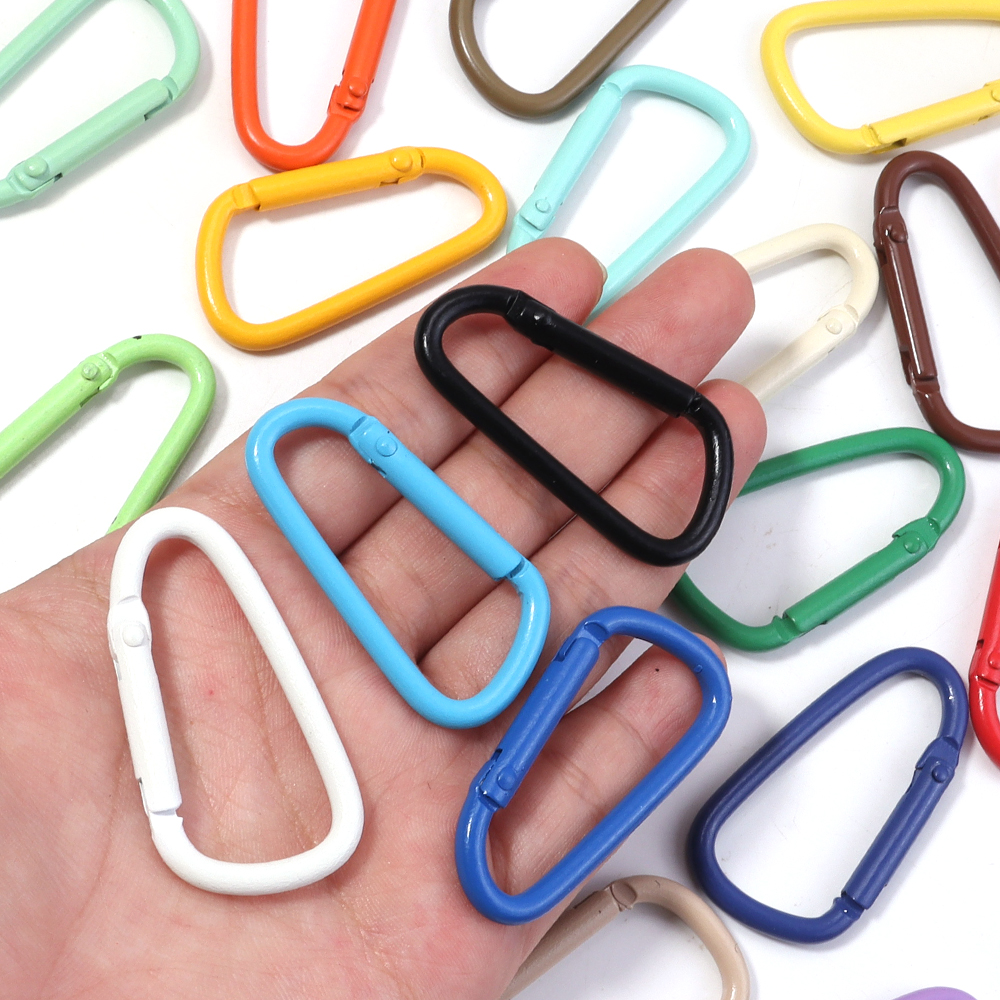 10pcs Colorful Carabiner Clip  – Jewelry Making Rings recenzja i cena