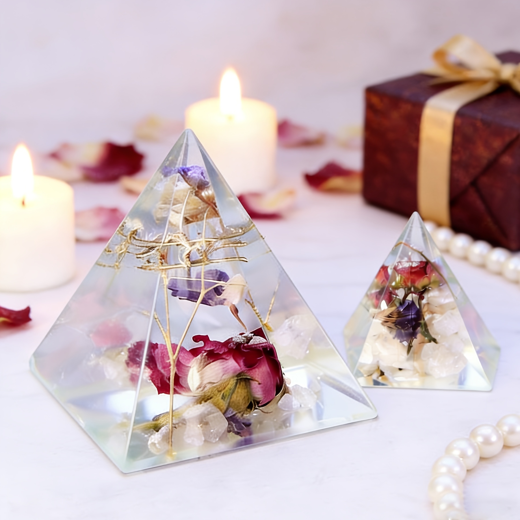 5pc- Pyramid resin molds of va – Resin Mold Jewelry recenzja i cena