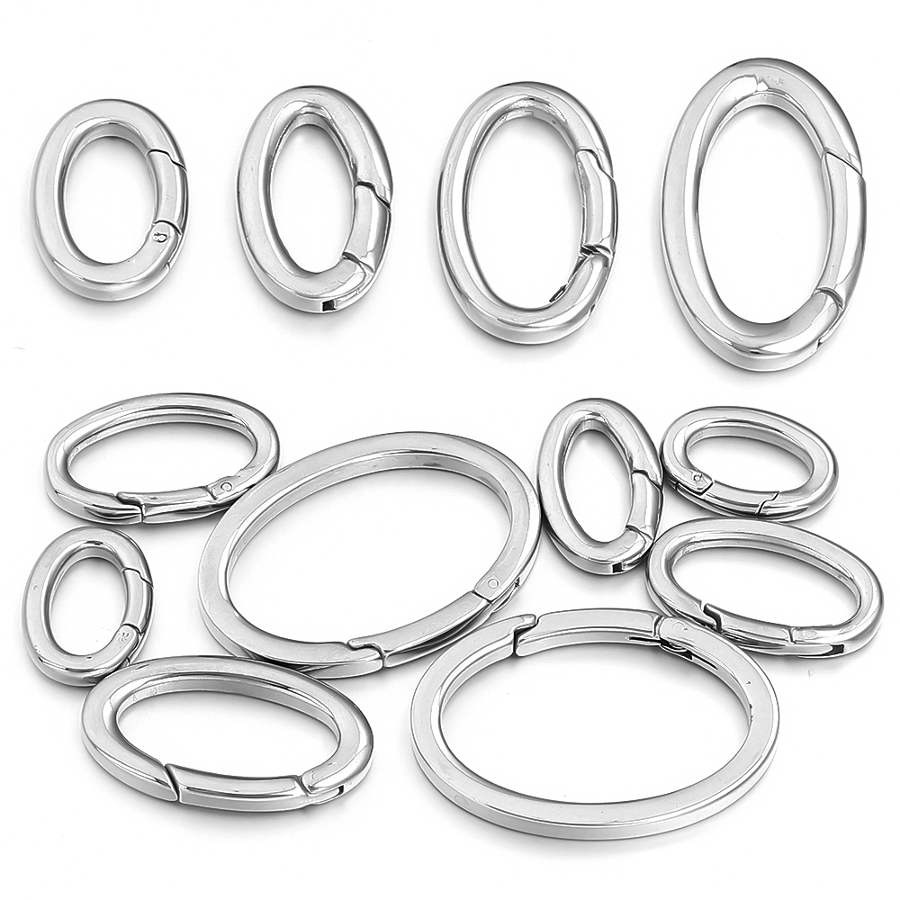 1pc Stainless Steel Spring Cla – Jewelry Making Rings recenzja i cena