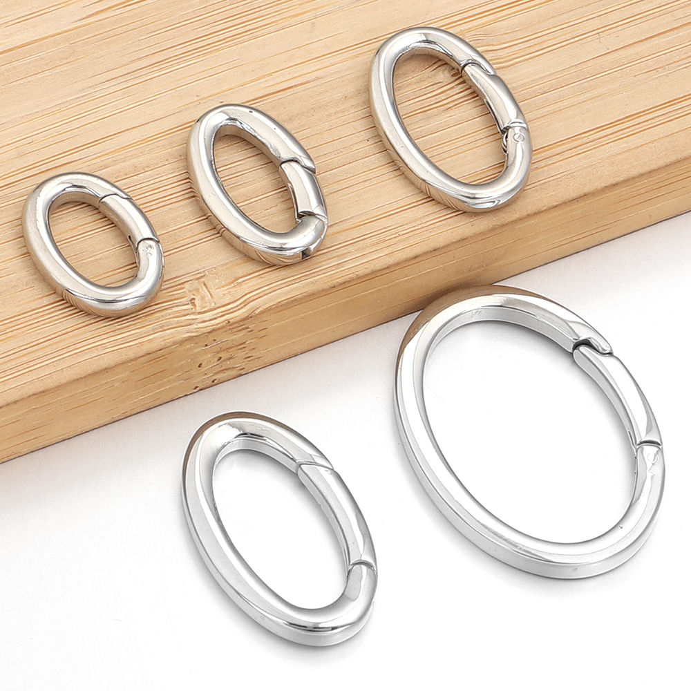 1pc Stainless Steel Spring Cla – Jewelry Making Rings recenzja i cena