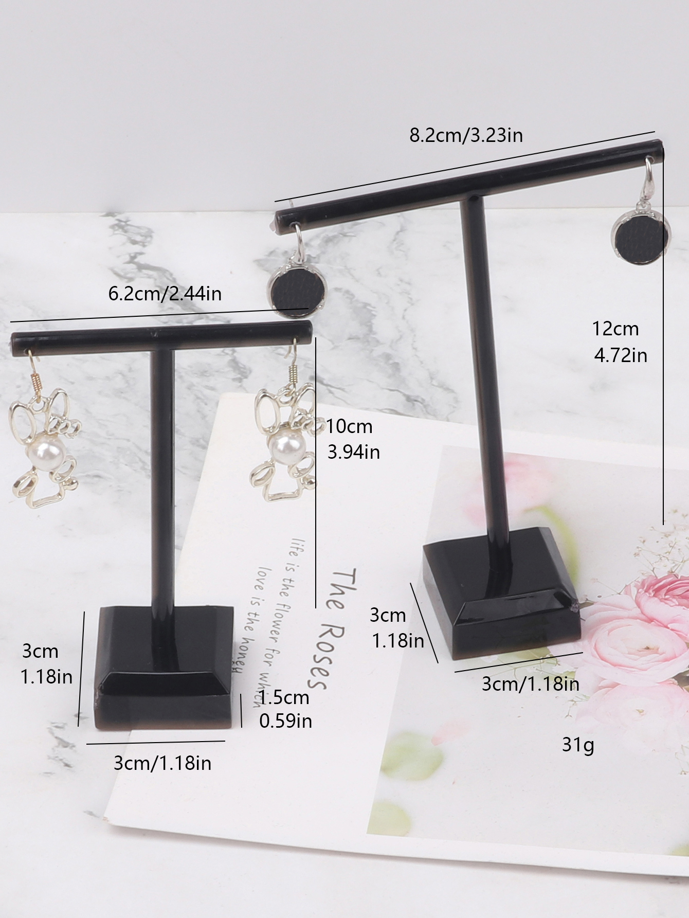 2Pcs Acrylic Jewelry Display R – Jewelry Making Kit Professional recenzja i cena