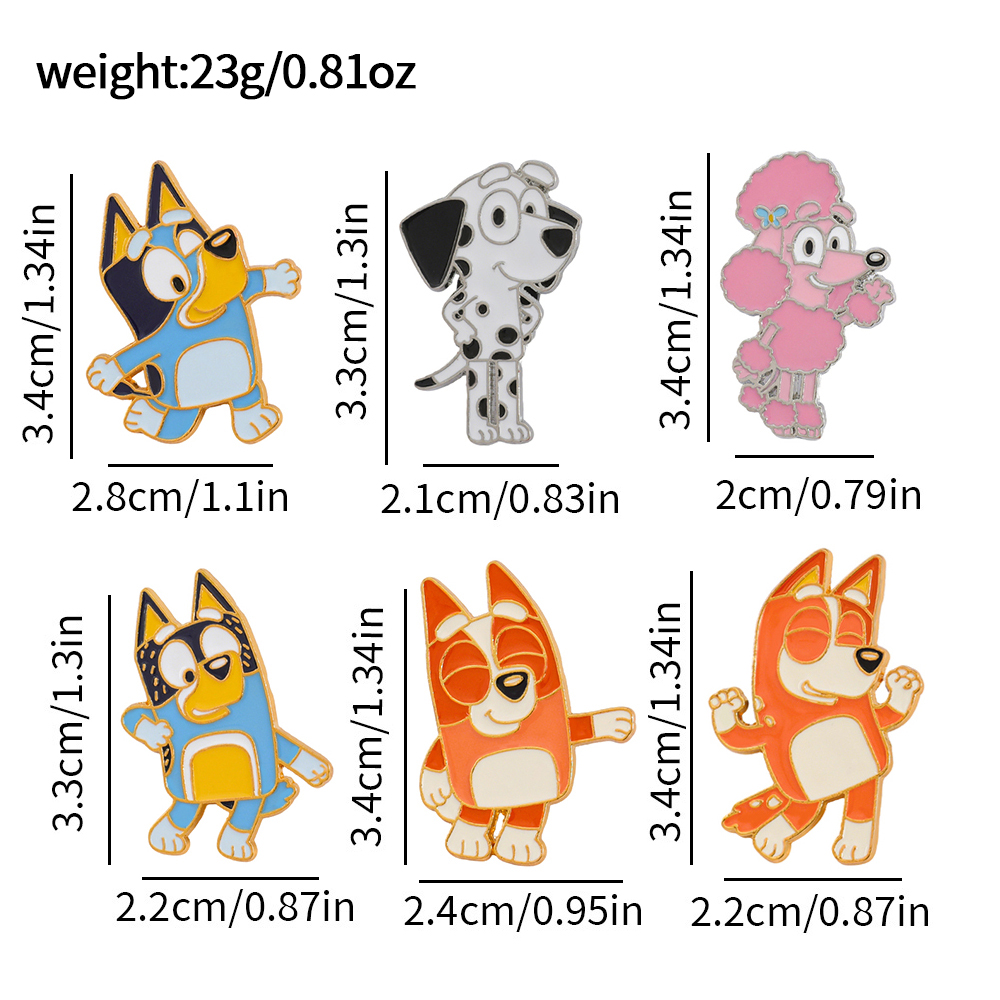6pcs/Set Bingo Dogs Enameled L – Jewelry Making Kit recenzja i cena