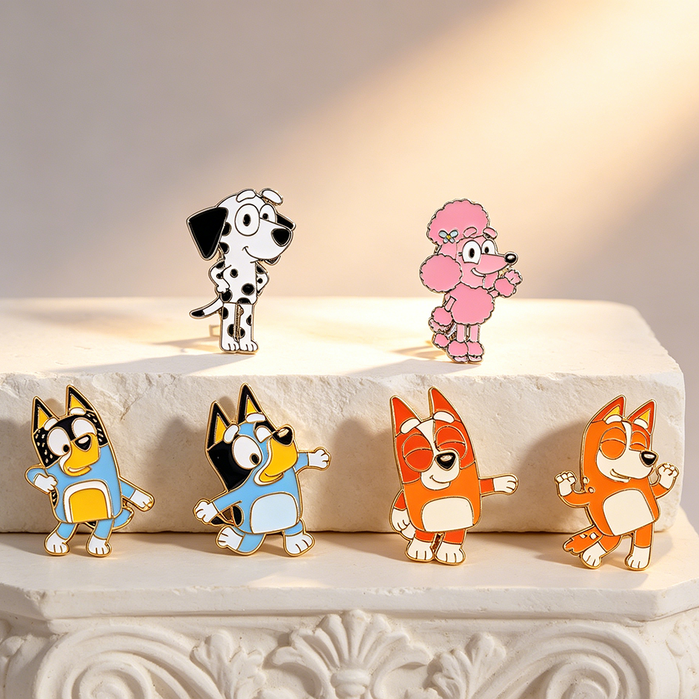6pcs/Set Bingo Dogs Enameled L – Jewelry Making Kit recenzja i cena