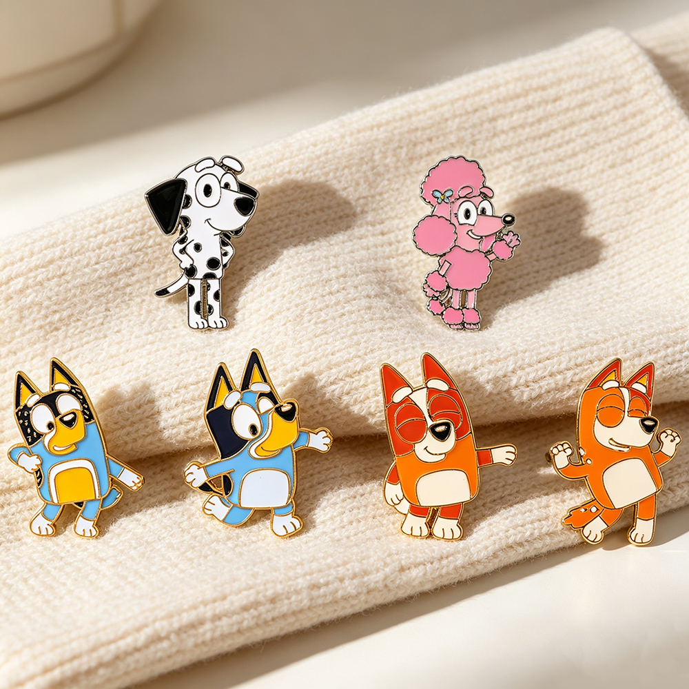 6pcs/Set Bingo Dogs Enameled L – Jewelry Making Kit recenzja i cena
