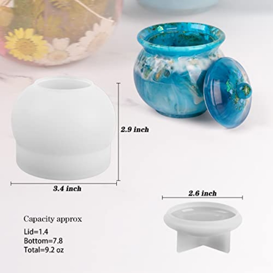 Jar Silicone Molds, Jar Resin  – Resin Mold Jewelry recenzja i cena