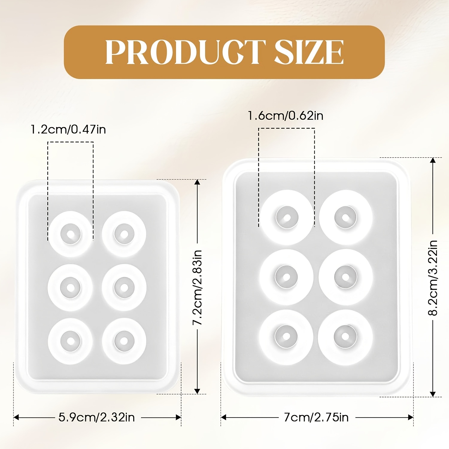 Two perforated spherical silic – Resin Mold Jewelry recenzja i cena