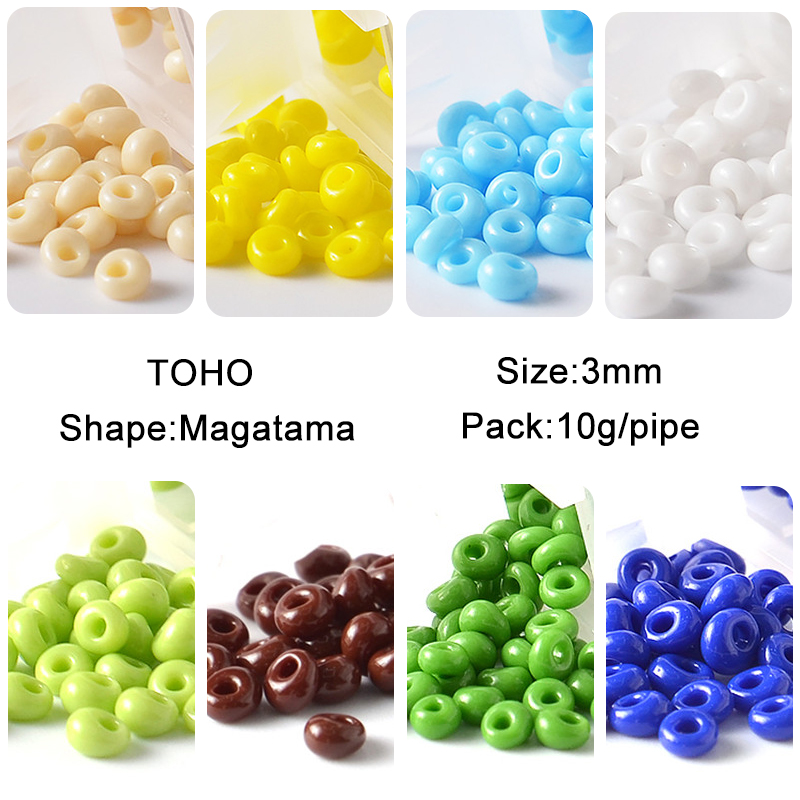 3mm Japan TOHO Beads Magatama  – Jewelry Making Japan recenzja i cena