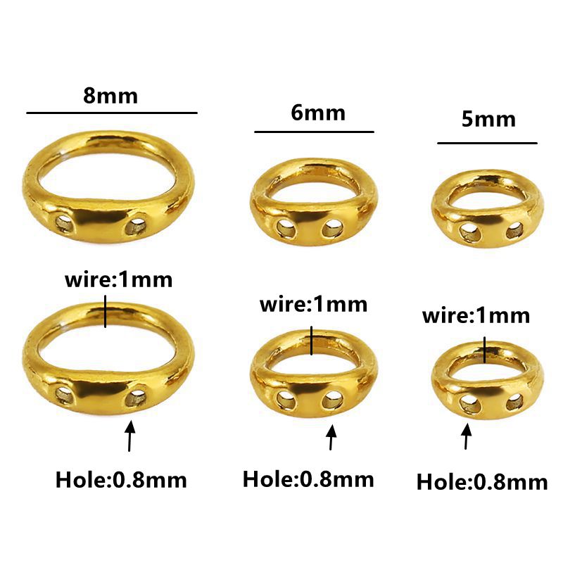 30pcs 5/6/8mm Stainless Steel  – Jewelry Making Supplies recenzja i cena