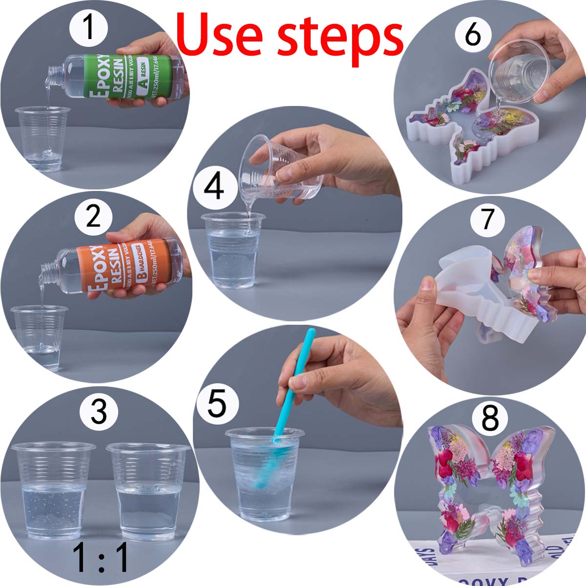 1:1 Ratio Epoxy Resin Kit Anti – Resin Mold Jewelry recenzja i cena