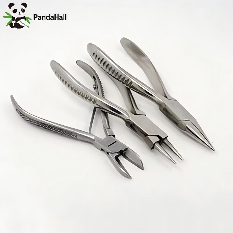 PandaHall 3pcs/set Carbon Stee – Jewelry Making Pliers Set recenzja i cena