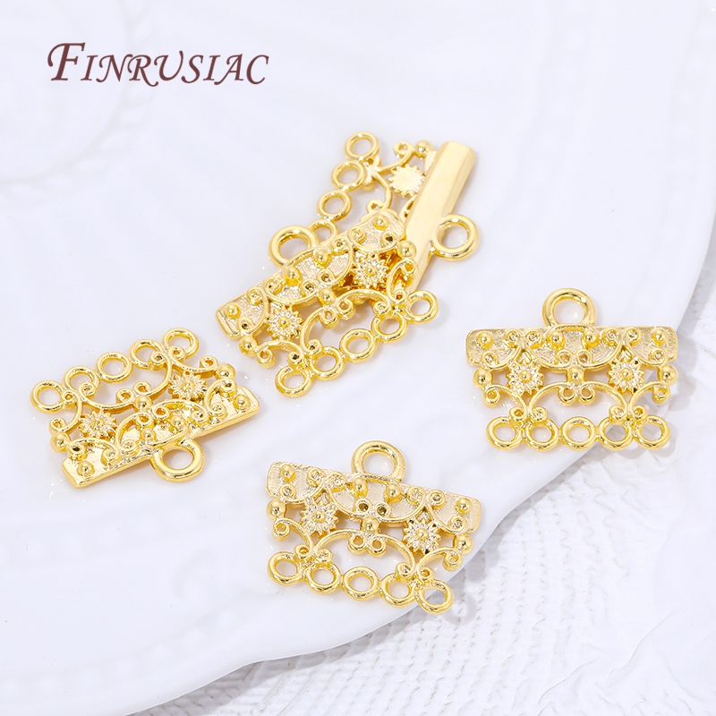 18K Gold Plated Brass Filigree – Jewelry Making Loops recenzja i cena