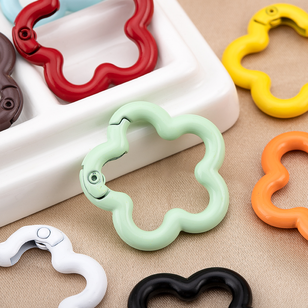 5/10pcs Colorful Flower-shaped – Jewelry Making Rings recenzja i cena