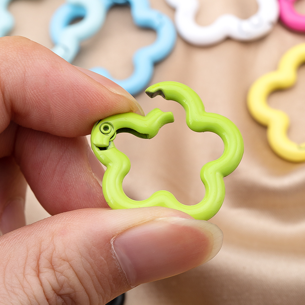 5/10pcs Colorful Flower-shaped – Jewelry Making Rings recenzja i cena