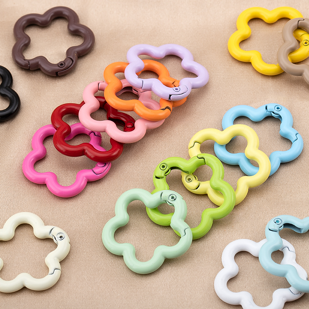 5/10pcs Colorful Flower-shaped – Jewelry Making Rings recenzja i cena