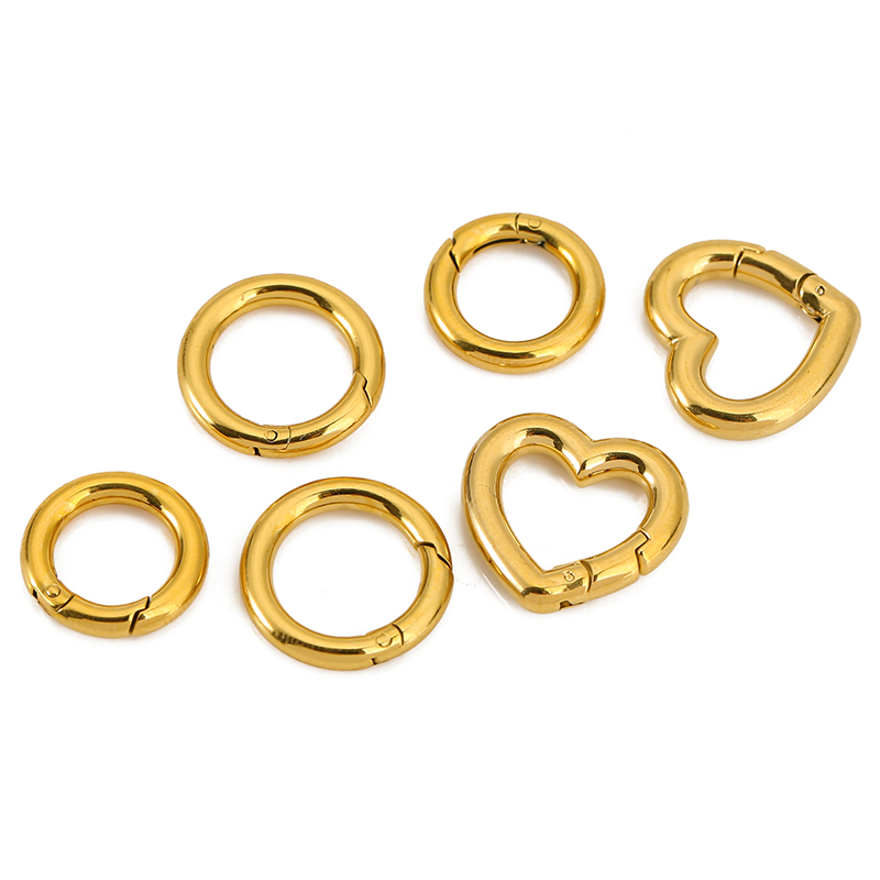 2pcs Stainless Steel Clasps He – Jewelry Making Rings recenzja i cena