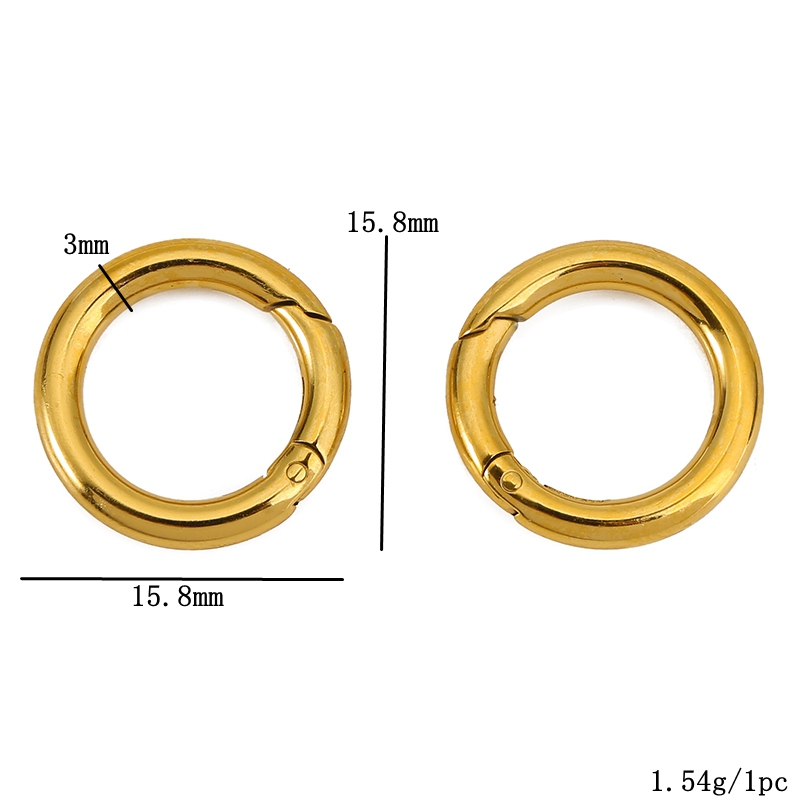 2pcs Stainless Steel Clasps He – Jewelry Making Rings recenzja i cena