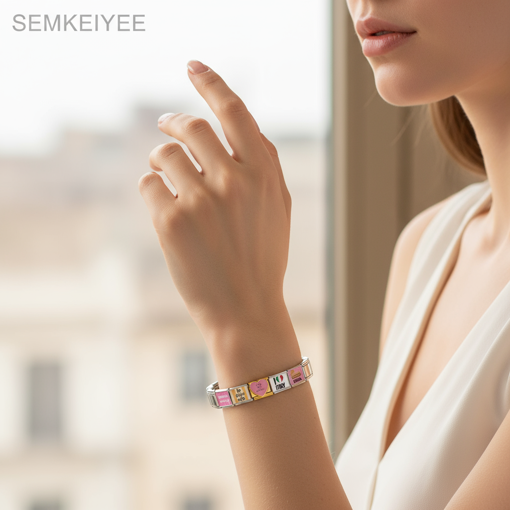 Stainless Steel Bracelet I Lov – Jewelry Making Rome recenzja i cena