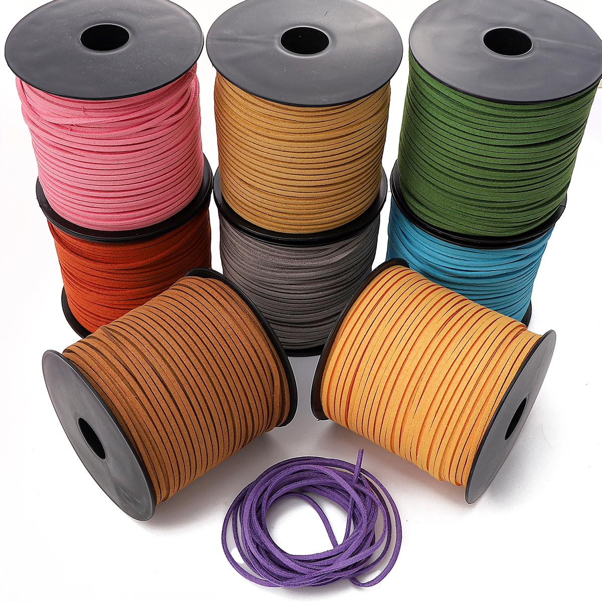 3mm Faux Suede Braided Cord Ko – Bead Mat Velvet recenzja i cena