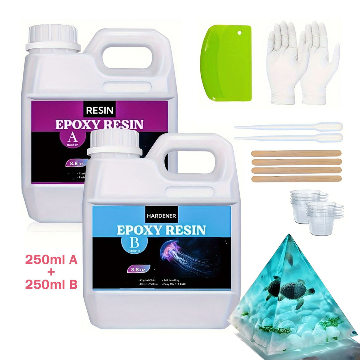 125ml/250ml Crystal Clear Cast – Resin Mold Jewelry recenzja i cena