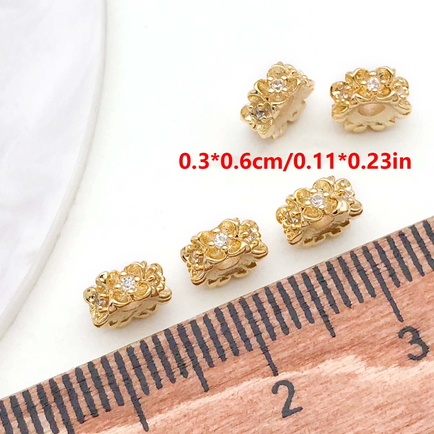 5pcs 18K Real Gold Plated Bras – Jewelry Making Beginners recenzja i cena