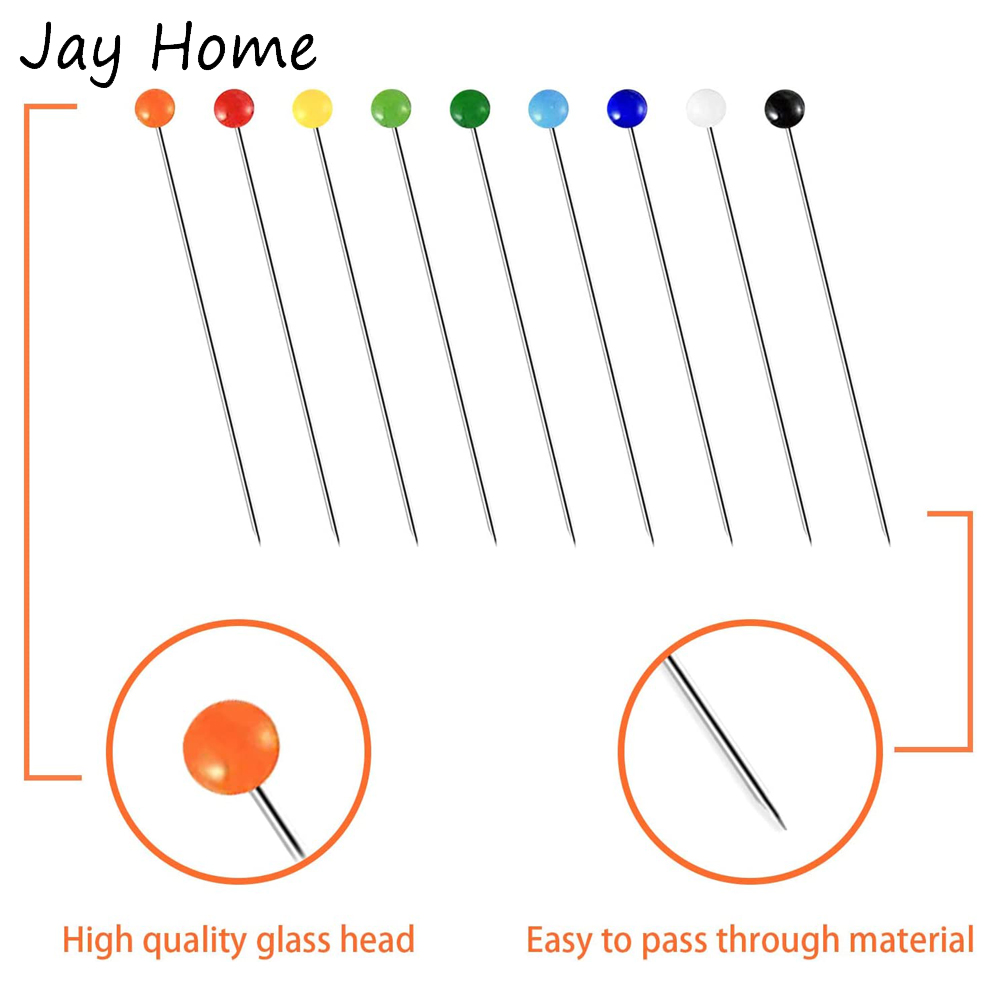 250PCS Sewing Pins Multicolor  – Jewelry Making Head Pins recenzja i cena