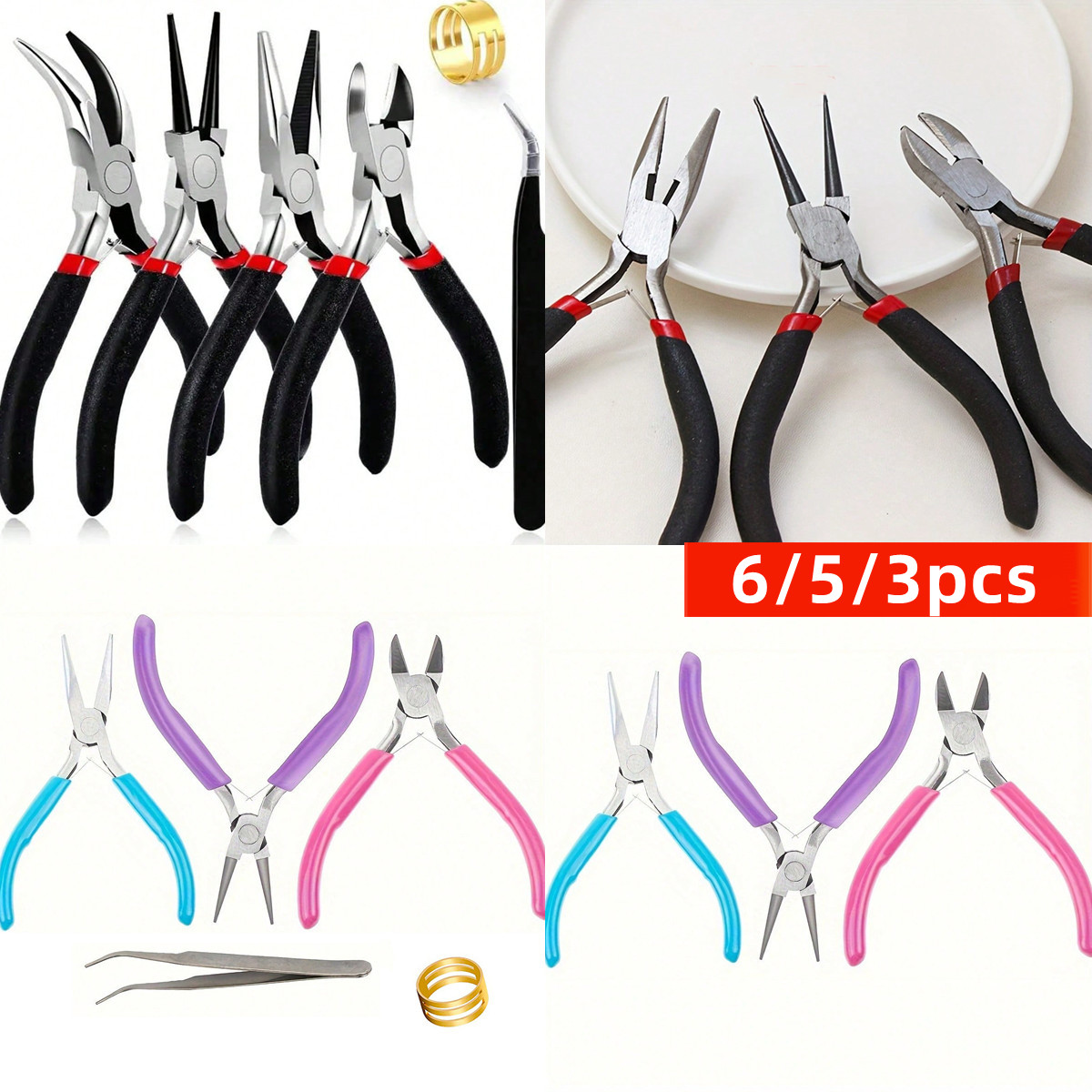 6/5/3pcs Jewelry Making Tools  – Jewelry Making Pliers Set recenzja i cena