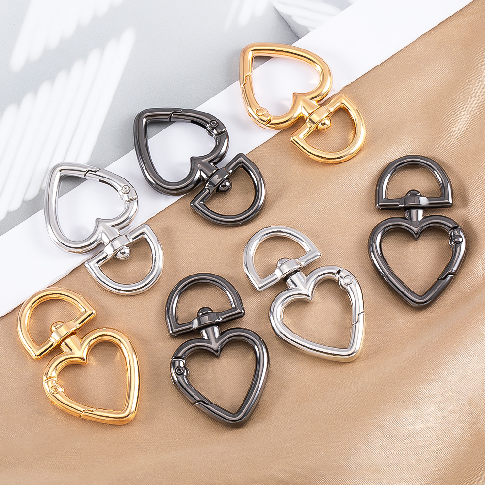 5/1Pcs/lot Heart Shape Metal S – Jewelry Making Rings recenzja i cena