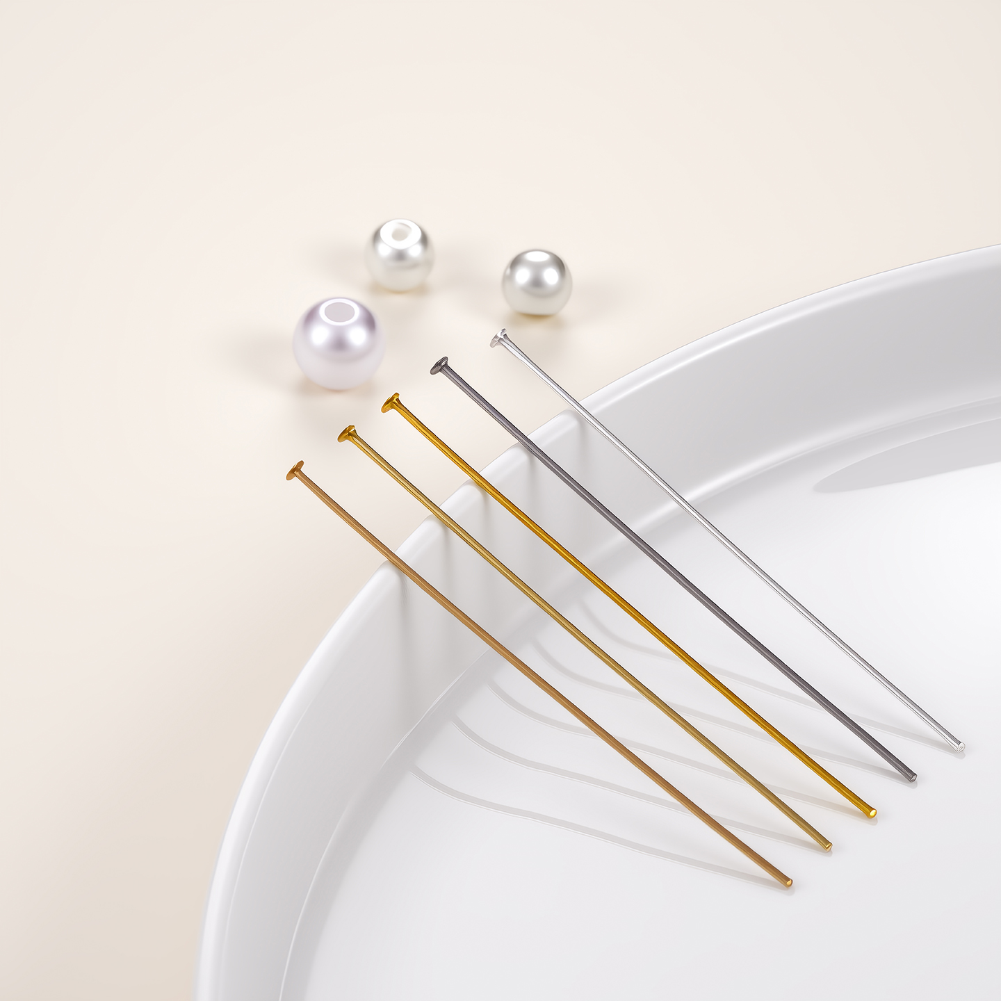 50Pcs 18K Gold Plated Flat Hea – Jewelry Making Head Pins recenzja i cena