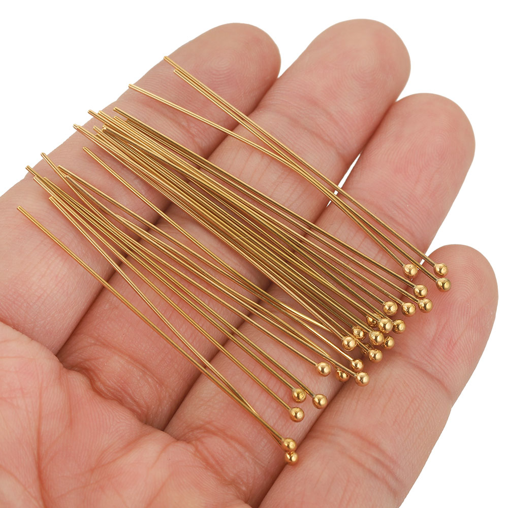 20pcs 20-70MM PVD Stainless St – Jewelry Making Head Pins recenzja i cena
