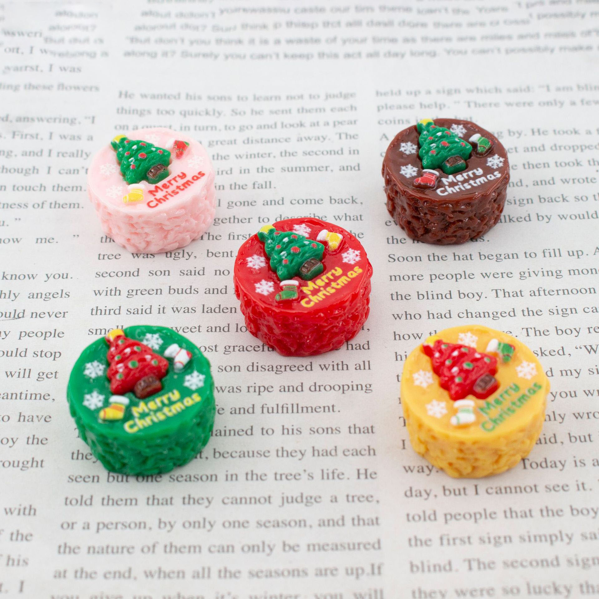 10pcs Resin imitation Christma – Jewelry Making Desk recenzja i cena