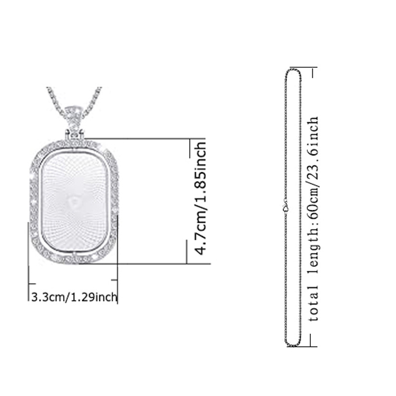 Personalized Custom Rectangula – Jewelry Making Jewelry recenzja i cena