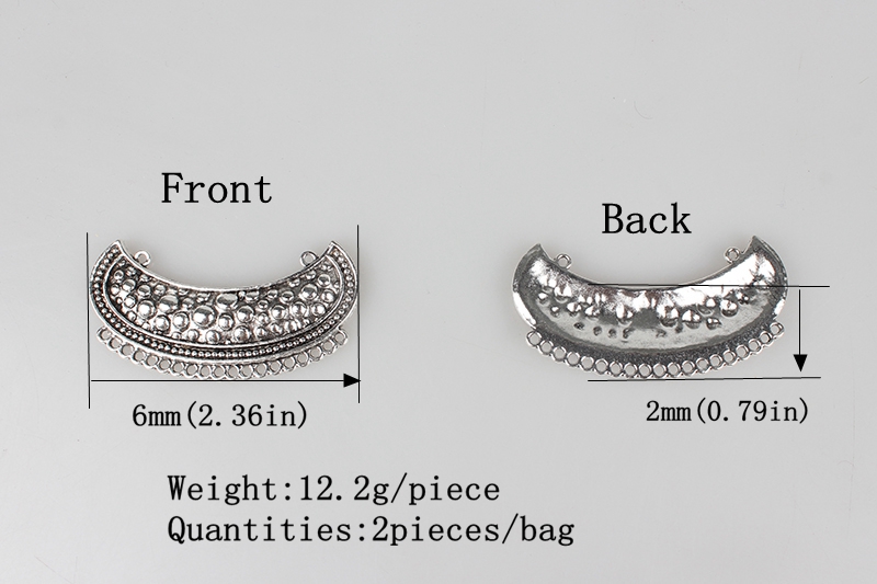 New 60MM Porous Linker 2pieces – Jewelry Making Loops recenzja i cena