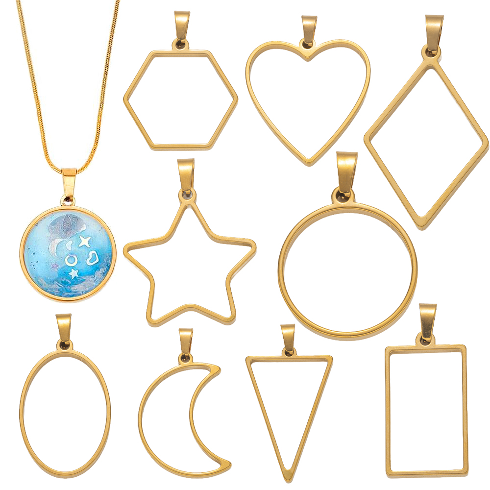 5pcs Stainless Steel Open Back – Resin Mold Jewelry recenzja i cena