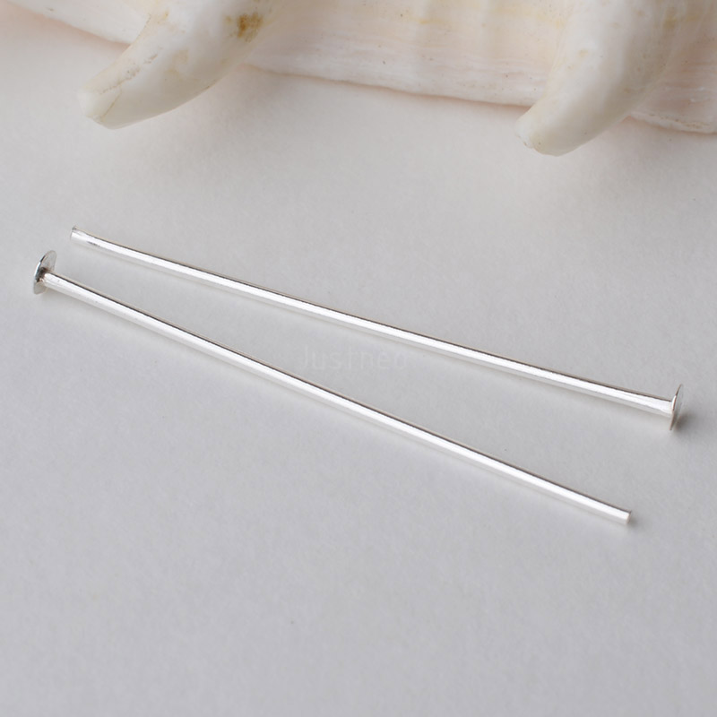 925 Sterling Silver Flat Head  – Jewelry Making Head Pins recenzja i cena