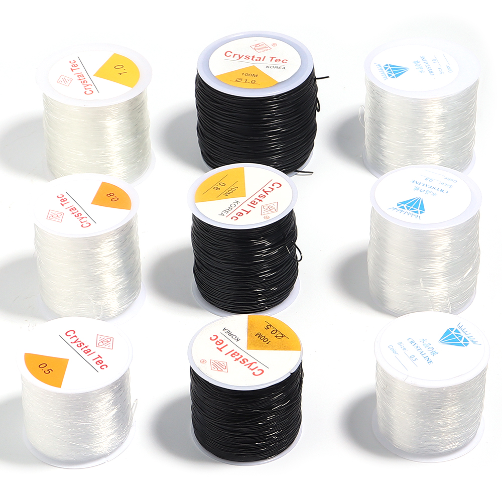 0.4-1.5mm Elastic Crystal Thre – Jewelry Making Beginners recenzja i cena