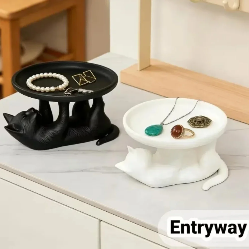 Cute Cat Shaped Desktop Storag – Jewelry Making Desk recenzja i cena