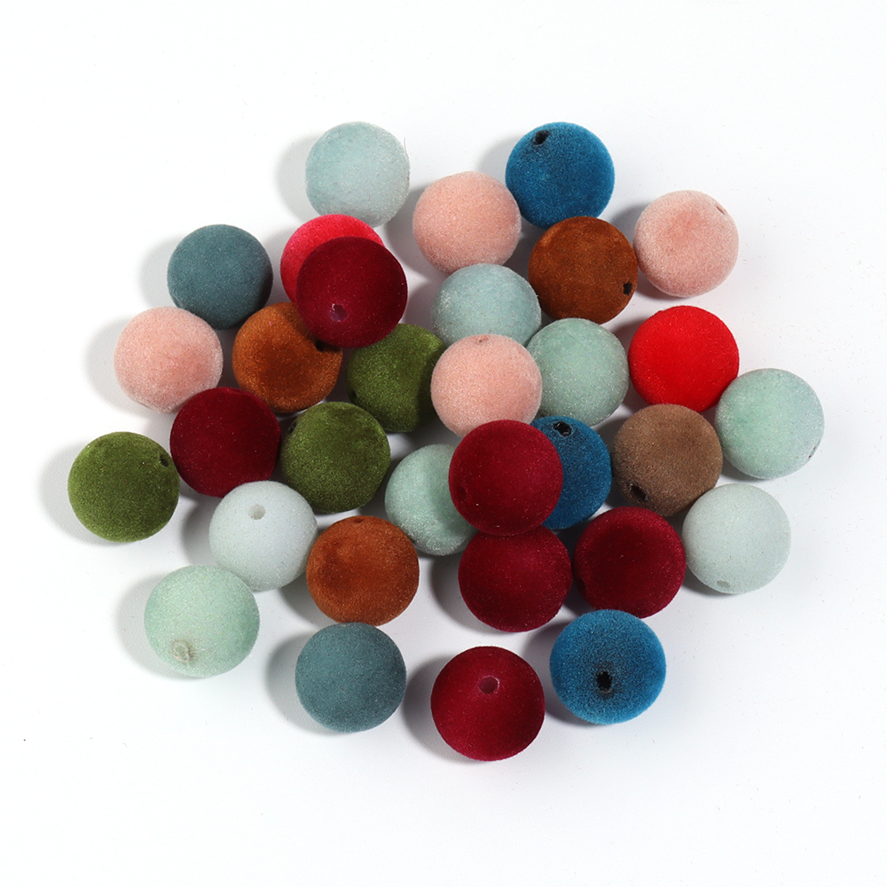 10Pcs/Lot 16mm Colorful Acryli – Bead Mat Velvet recenzja i cena